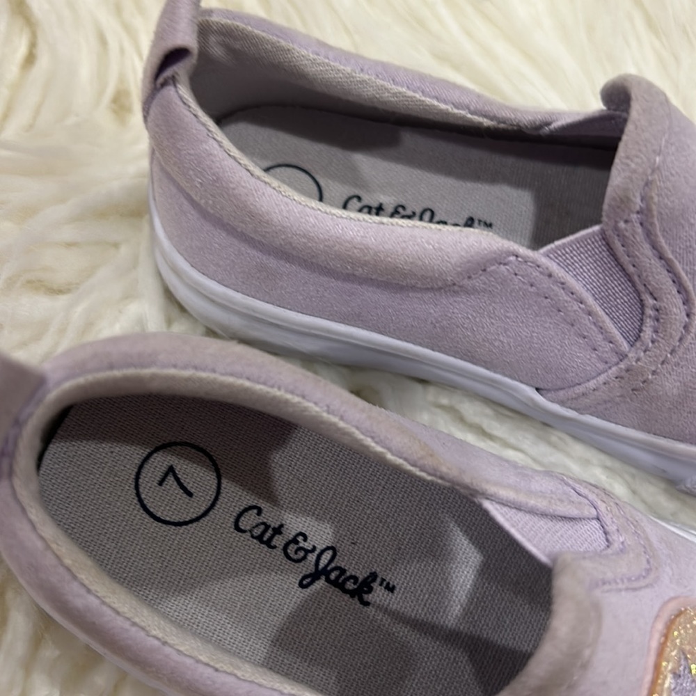 Cat and jack size 7 girl shoes as is - Picture 3 of 3